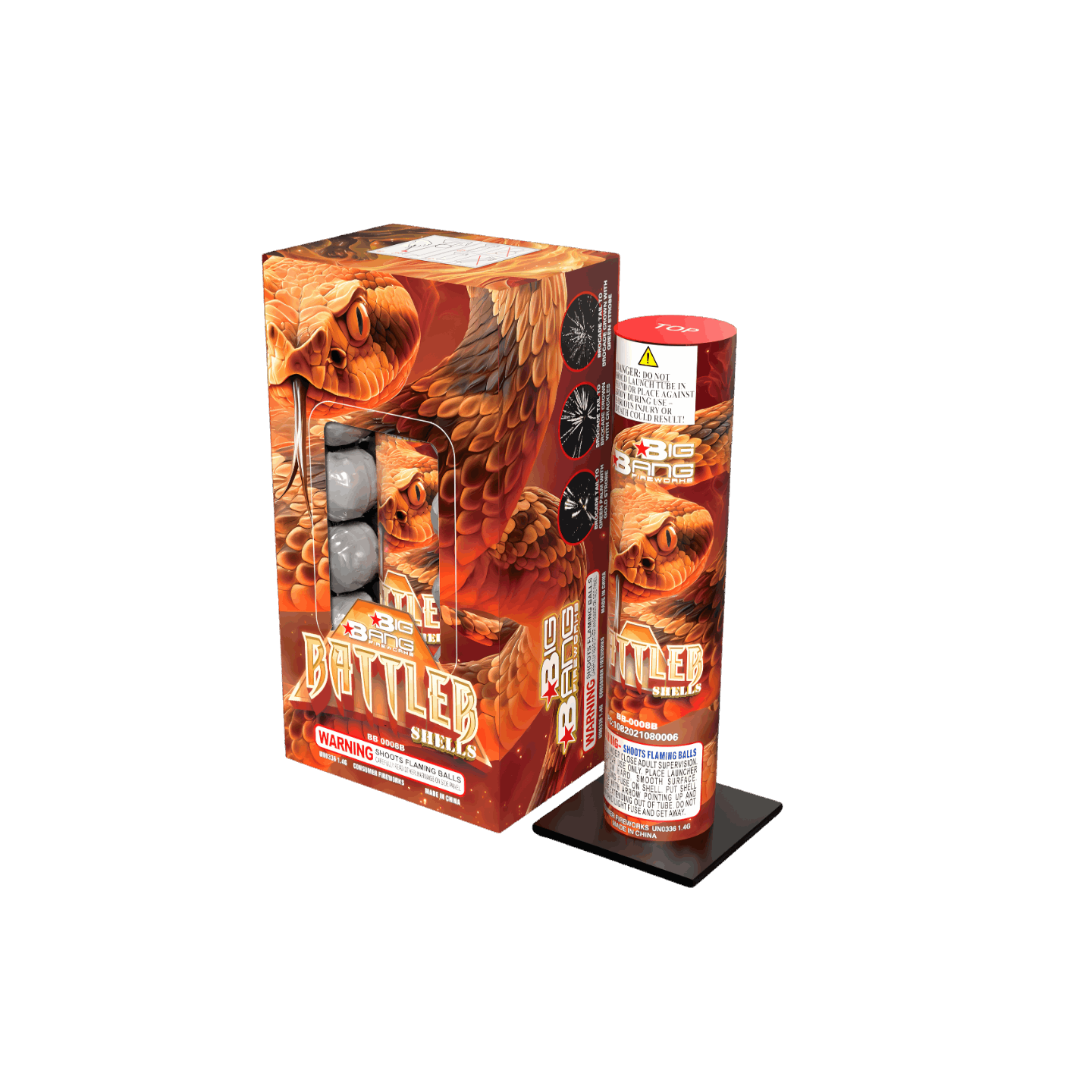 BIG BANG® - RATTLER SHELL KIT – Big Bang Fireworks