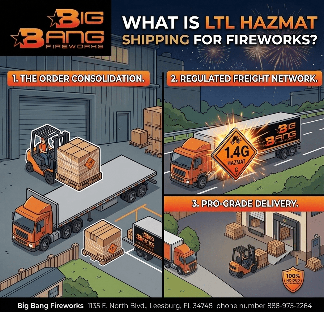 What Is LTL Hazmat Shipping for Fireworks?