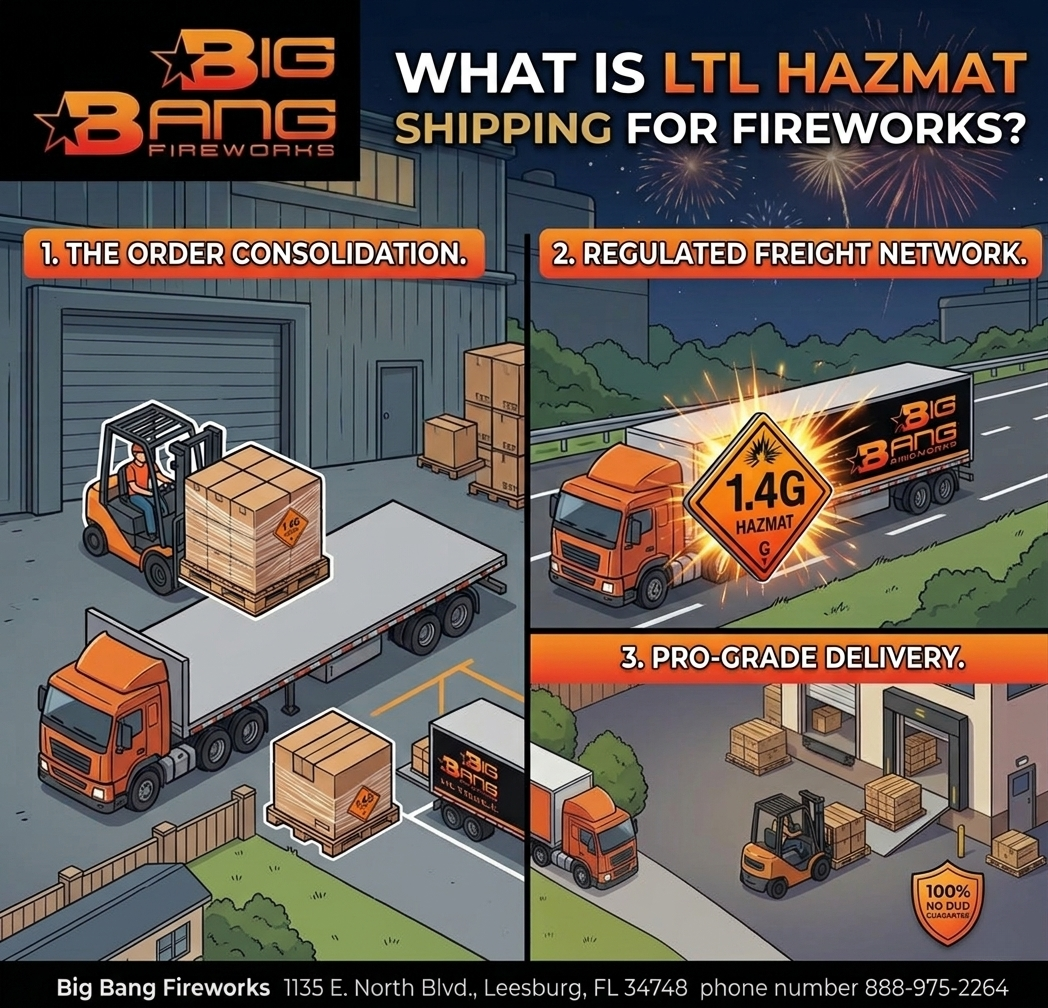 What Is LTL Hazmat Shipping for Fireworks?