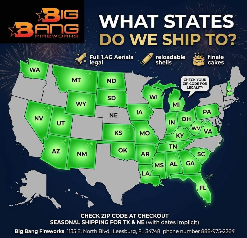 What States Do We Ship To?