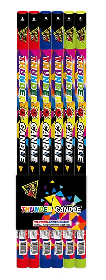 Monkey Mania® - 10 BALL THUNDER 10 SHOT ROMAN CANDLE