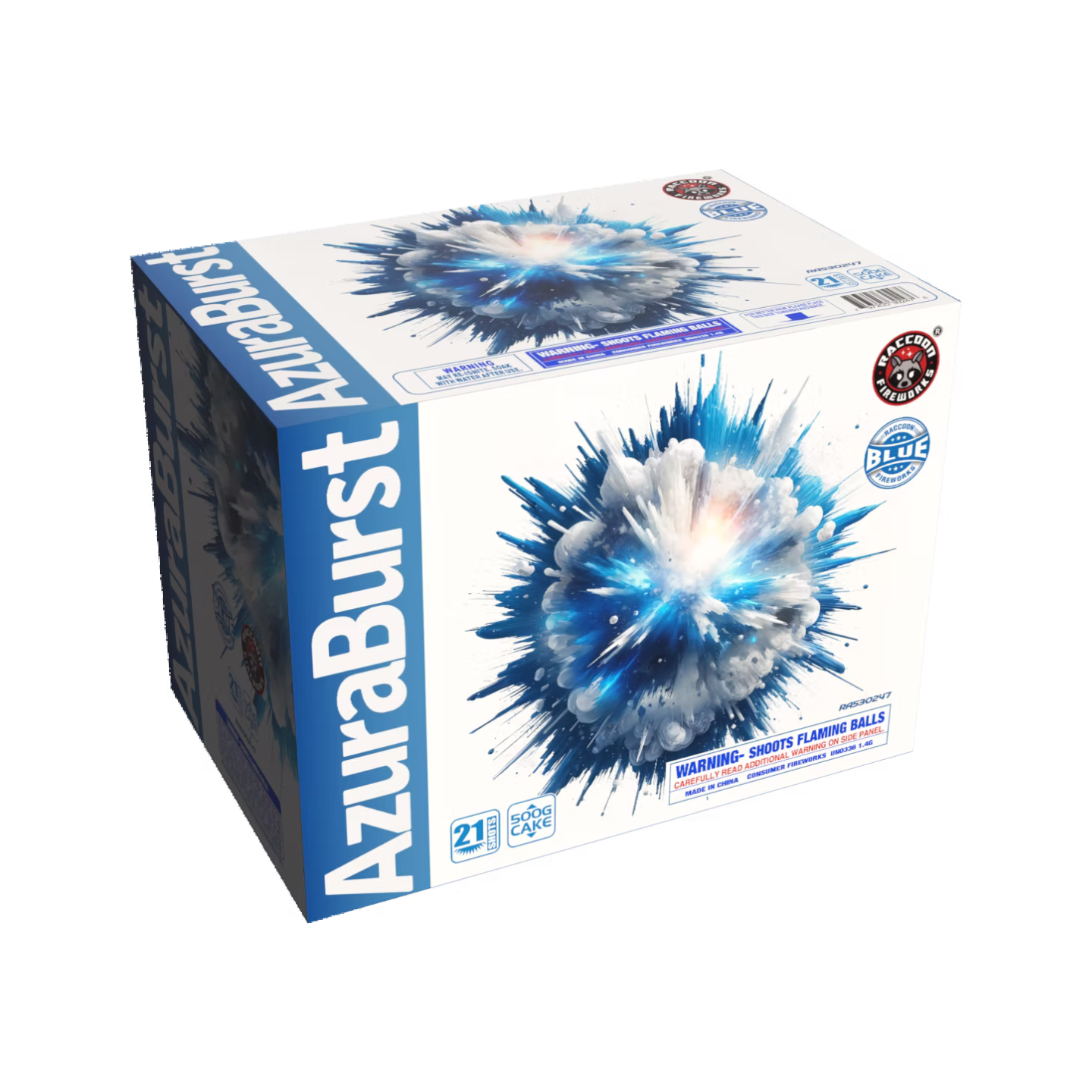 RACCOON® - AZURA BURST 21-SHOT 500G COLOR CAKE