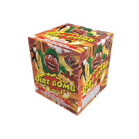 RACCOON® - DIRT BOMB 18-SHOT 200G COLOR & STROBE CAKE