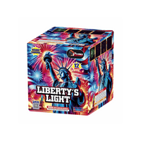 PYRO DEPOT® - LIBERTY’S LIGHT 12-SHOT CAKE