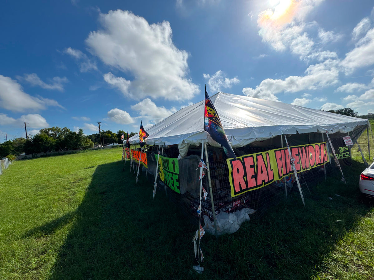 Big Bang Fireworks Tent - Orlando (Goldenrod)