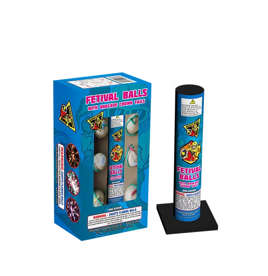 Monkey Mania® Festival Balls with Brocade Crown Tails