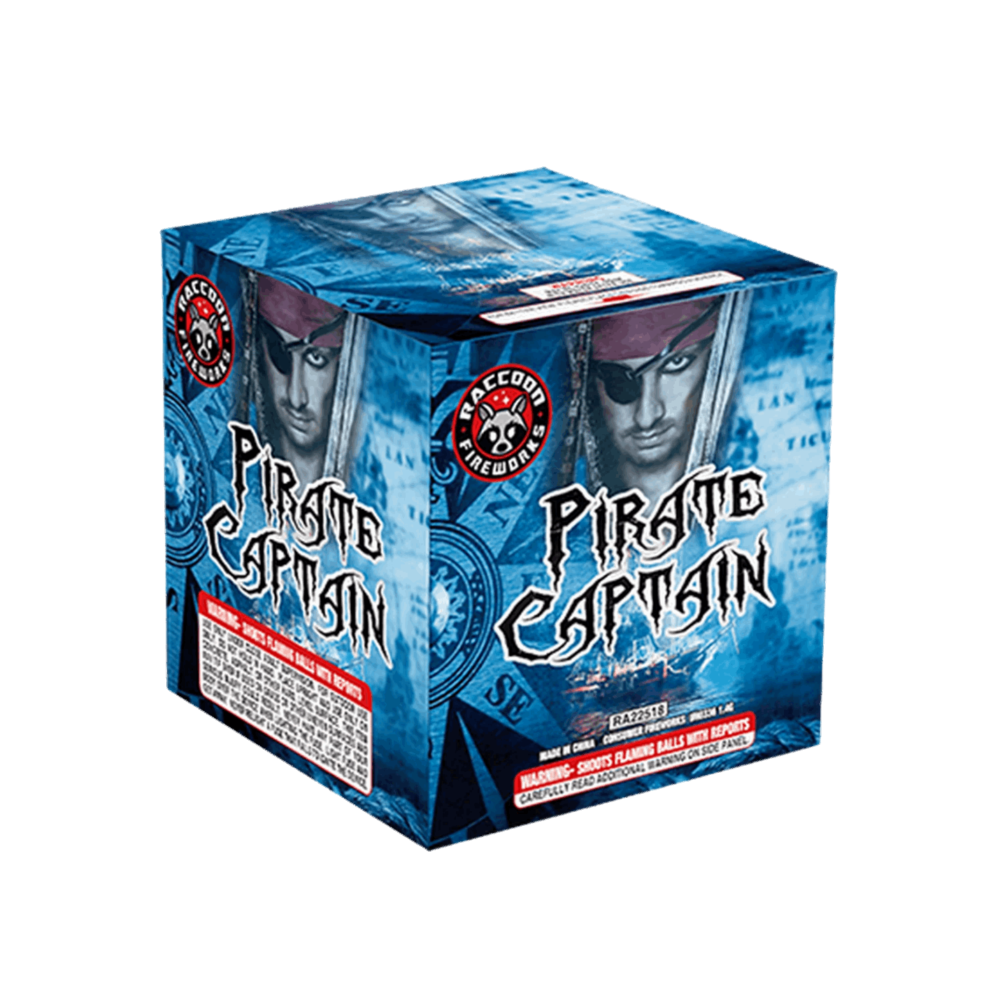 RACCOON® - PIRATE CAPTAIN 21-SHOT 200G CAKE