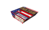 RACCOON® - USA 250 SHOTS CAKE