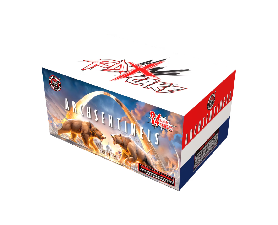 RACCOON® - ARCHSENTINELS 24 SHOT CAKE