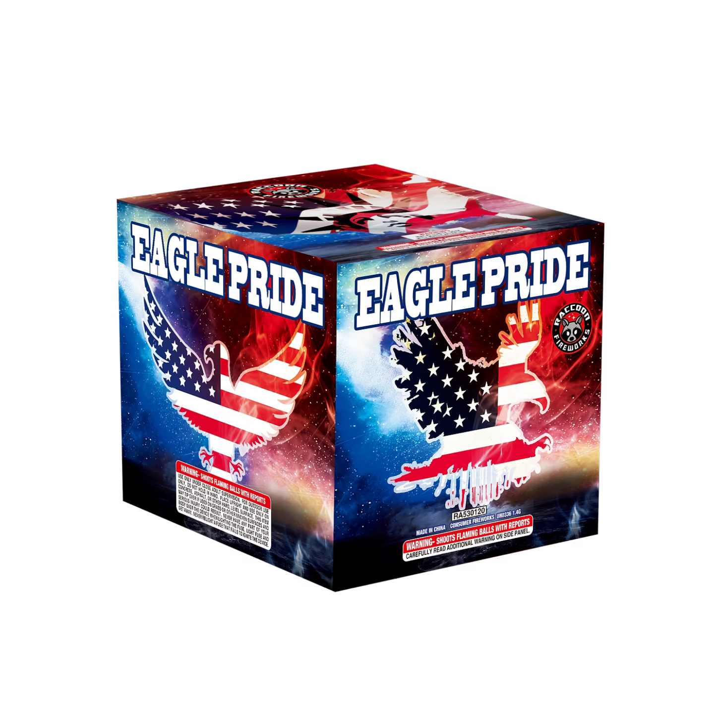 RACCOON® - EAGLE PRIDE 30-SHOT 500G PATRIOTIC COLOR CAKE
