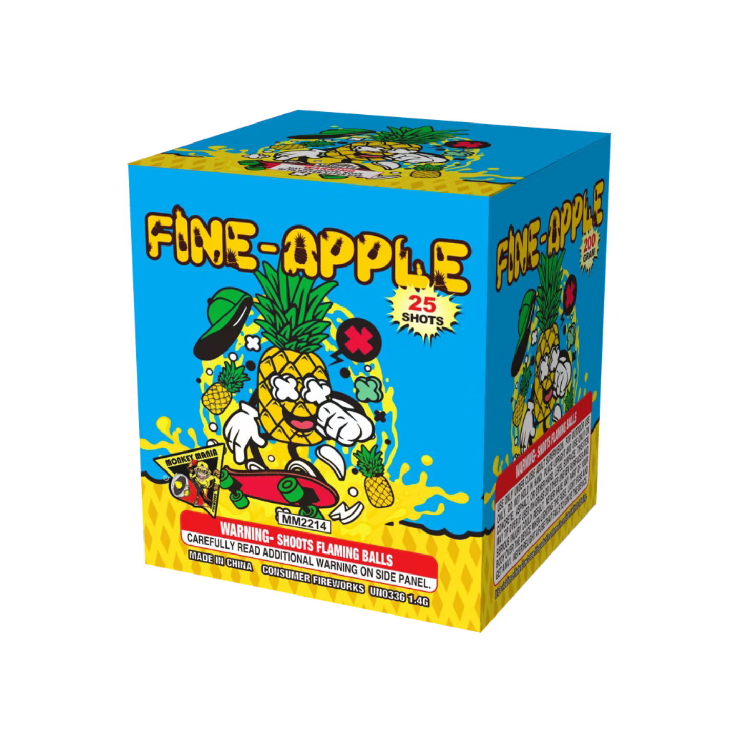 RACCOON® - FINE-APPLE 25-SHOT COLORFUL CAKE