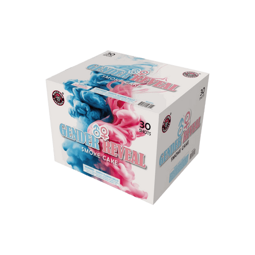 BOY OR GIRL 30-SHOT GENDER REVEAL CAKE
