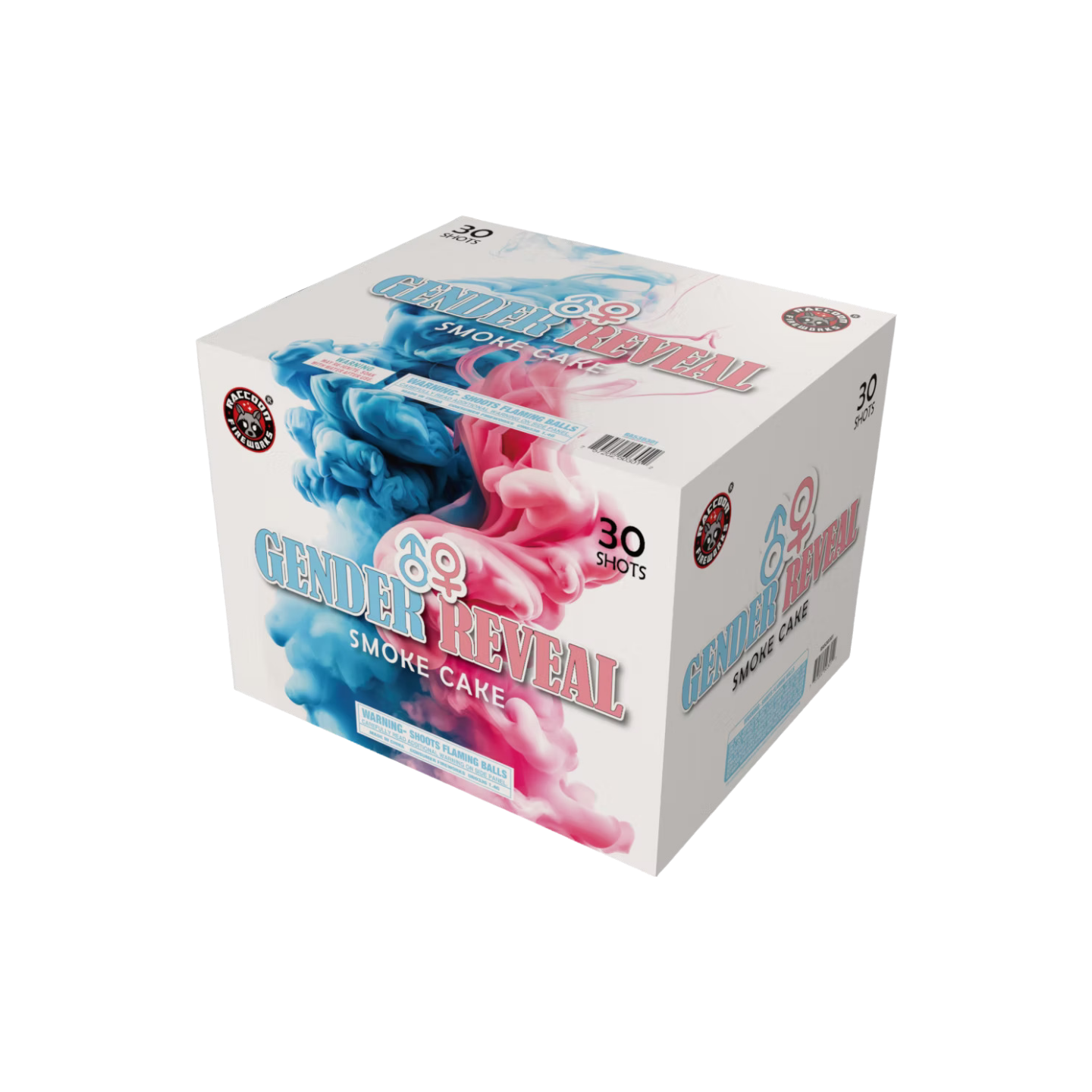 BOY OR GIRL 30-SHOT GENDER REVEAL CAKE