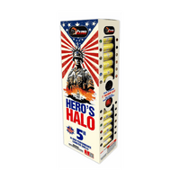 PYRO DEPOT® - HERO’S HALO 5" 24-SHOT CANISTER SHELL KIT