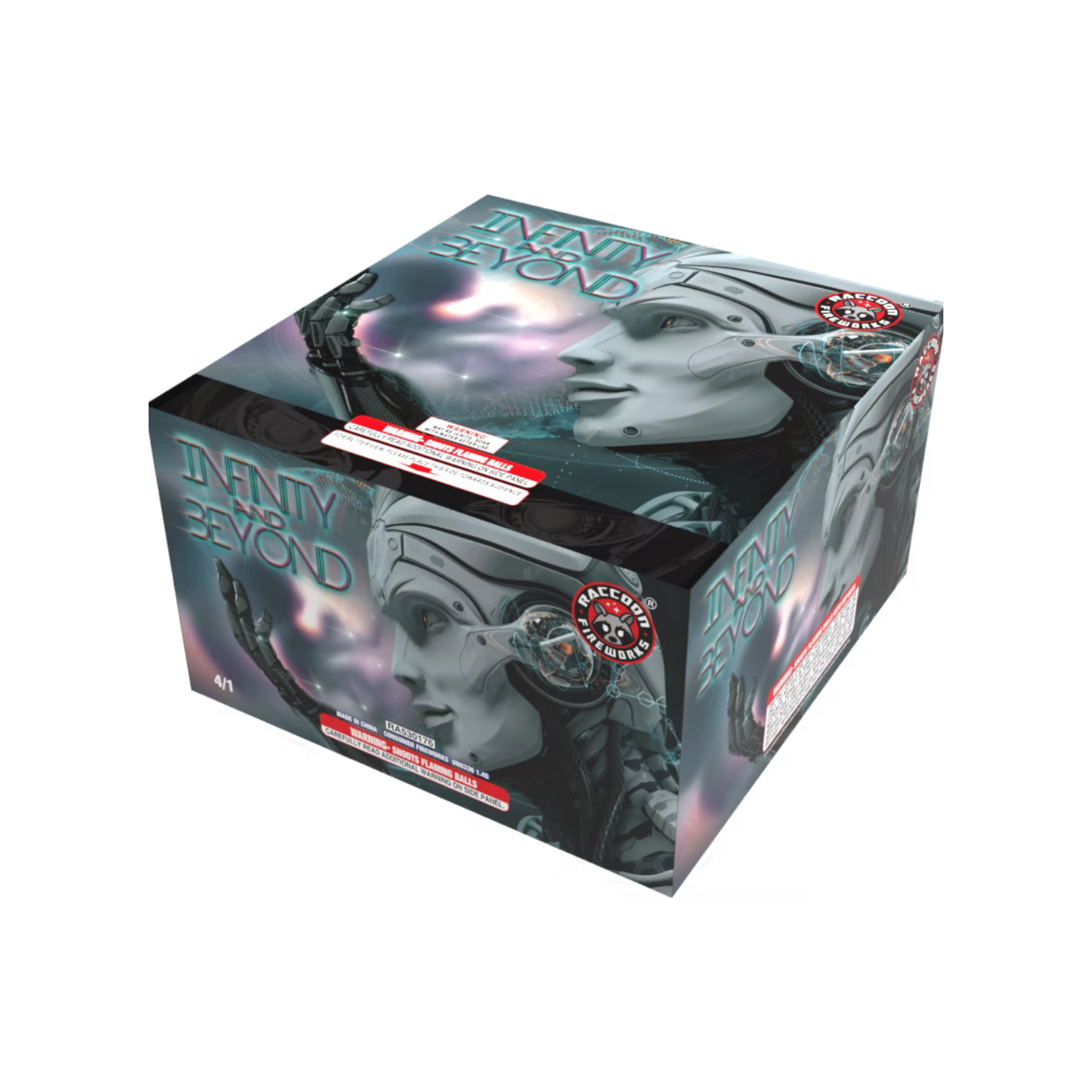 RACCOON® - INFINITY AND BEYOND 38-SHOT 500G MULTI-EFFECT CAKE