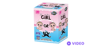 BOY OR GIRL 20-SHOT GENDER REVEAL CAKE