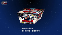 PYRO DEPOT® - COP CALLER 36-SHOT 500G FAN CAKE