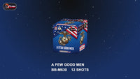 PYRO DEPOT® - A FEW GOOD MEN 12-SHOT 200G MULTI-COLOR CAKE