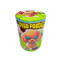 PYRO DEPOT® - PYRO POODLE 120-SECOND PREMIUM FOUNTAIN