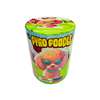 PYRO DEPOT® - PYRO POODLE 120-SECOND PREMIUM FOUNTAIN