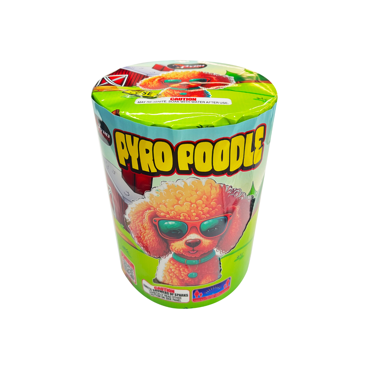 PYRO DEPOT® - PYRO POODLE 120-SECOND PREMIUM FOUNTAIN