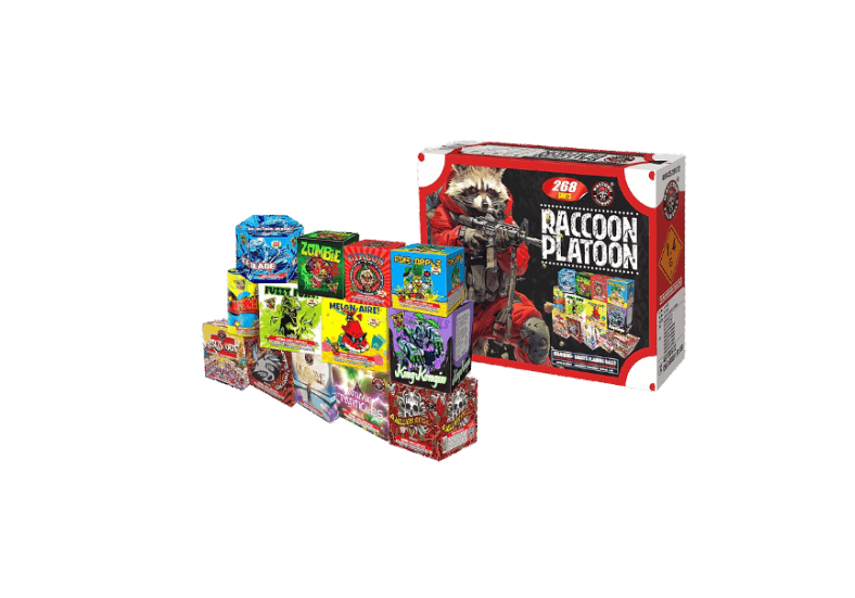 RACCOON® - RACCOON PLATOON 268 SHOT 200G ASSORTMENT