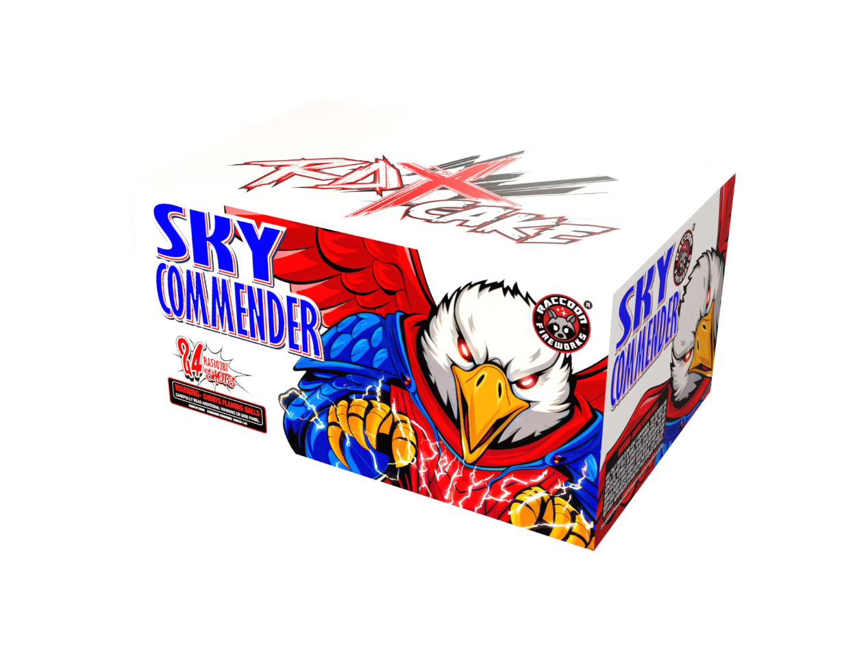 RACCOON® - SKY COMMANDER 24 SHOT CAKE