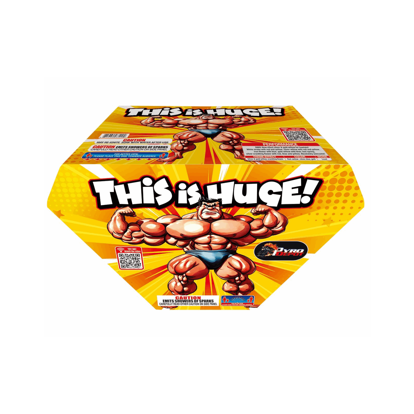PYRO DEPOT® - THIS IS HUGE 80-SECOND PREMIUM FOUNTAIN