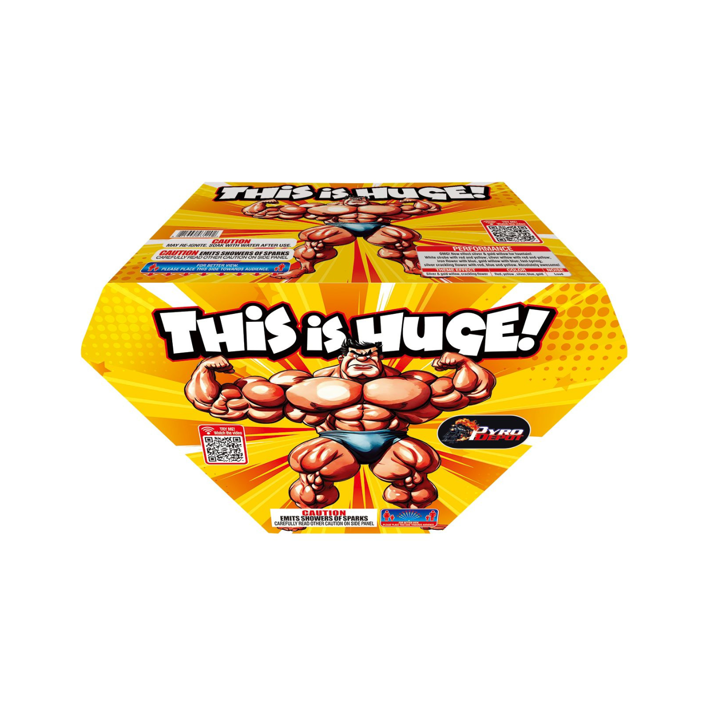 PYRO DEPOT® - THIS IS HUGE 80-SECOND PREMIUM FOUNTAIN